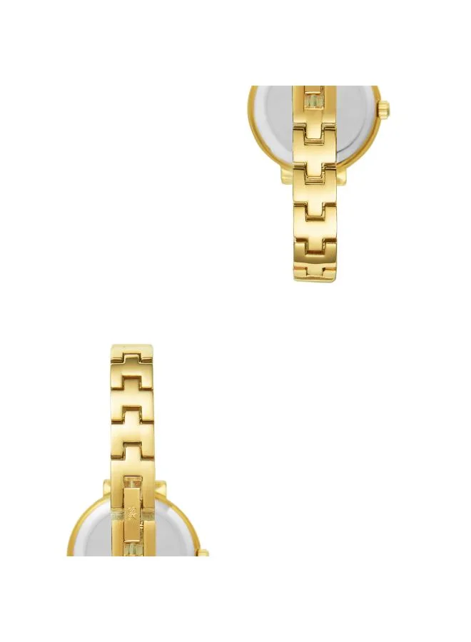 KENNETH SCOTT Kenneth Scott K22518-GBGM Women's Analog Display Watch & Alloy Strap Gold
