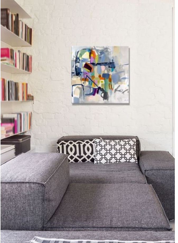 Abstract Wall Decor for Living Room Bedroom Wall Art Paintings Abstract Ink painting Wall Artworks Hang Pictures for Office Decoration - Image 2