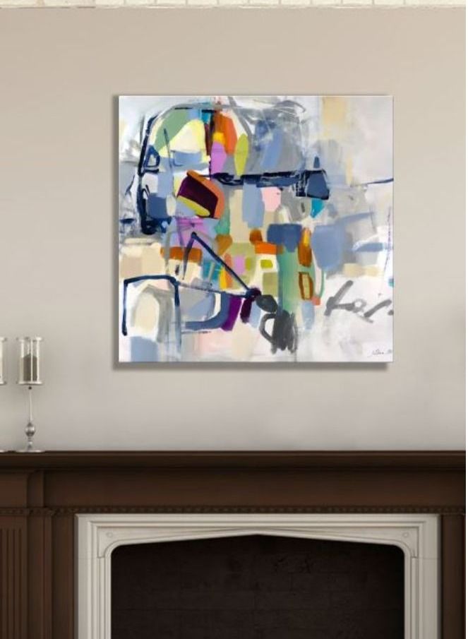 Abstract Wall Decor for Living Room Bedroom Wall Art Paintings Abstract Ink painting Wall Artworks Hang Pictures for Office Decoration - Image 5