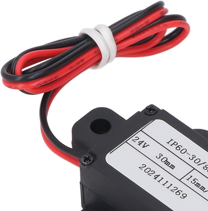 Mini Electric Linear Actuator 24V 30mm Stroke 50N Thrust 15 millimeters per Second Speed IPX4 Water Proof Electric Push Rod for Industrial Automation and Robotics Aluminum ABS - Image 1