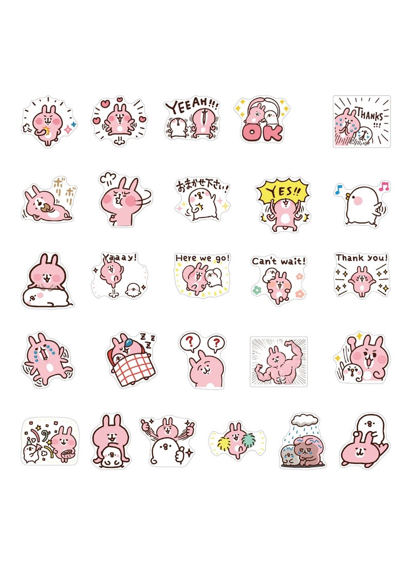 NIBEMINENT 52 Pcs Cartoon Kahlena Deco Kit Waterproof Stickers, High Definition Printing Bright Colors, Suitable for Laptop Skateboard Luggage Water Bottle Guitar DIY  - Image 3