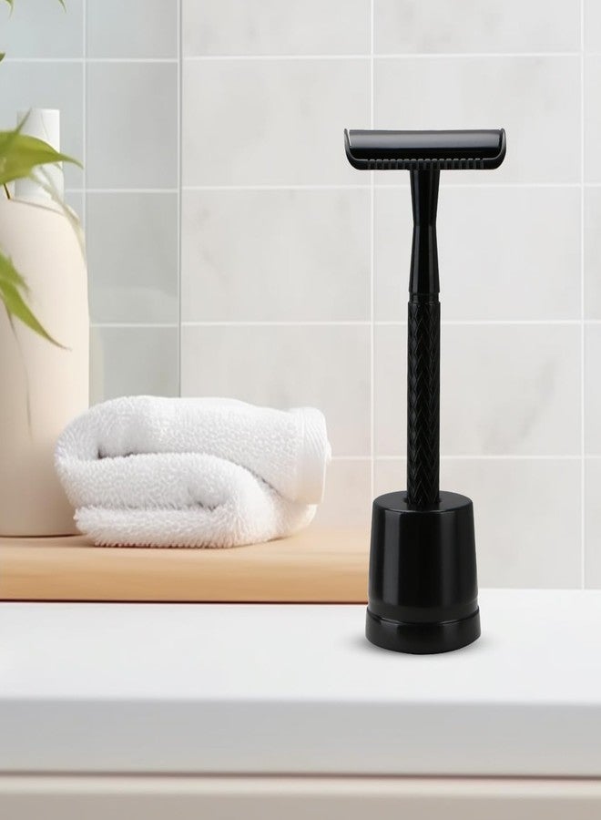 THURLADY Safety Razor Stand, Safety Razor Holder (Matte Black) - Image 4