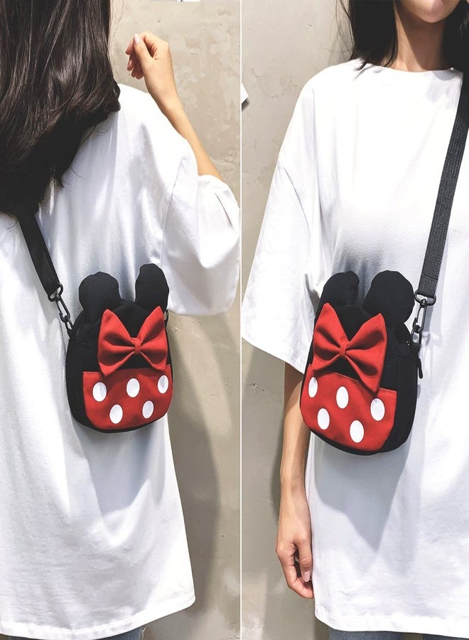 Dksyee Cute Mini Mouse Crossbody Bag for Little Girls Mini Toddler Crossbody Purse Small Kids Shoulder Handbag Cross Body Bag - Image 2