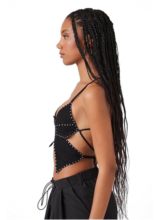 FOREVER 21 - Rhinestone Butterfly Halter Top - Image 1