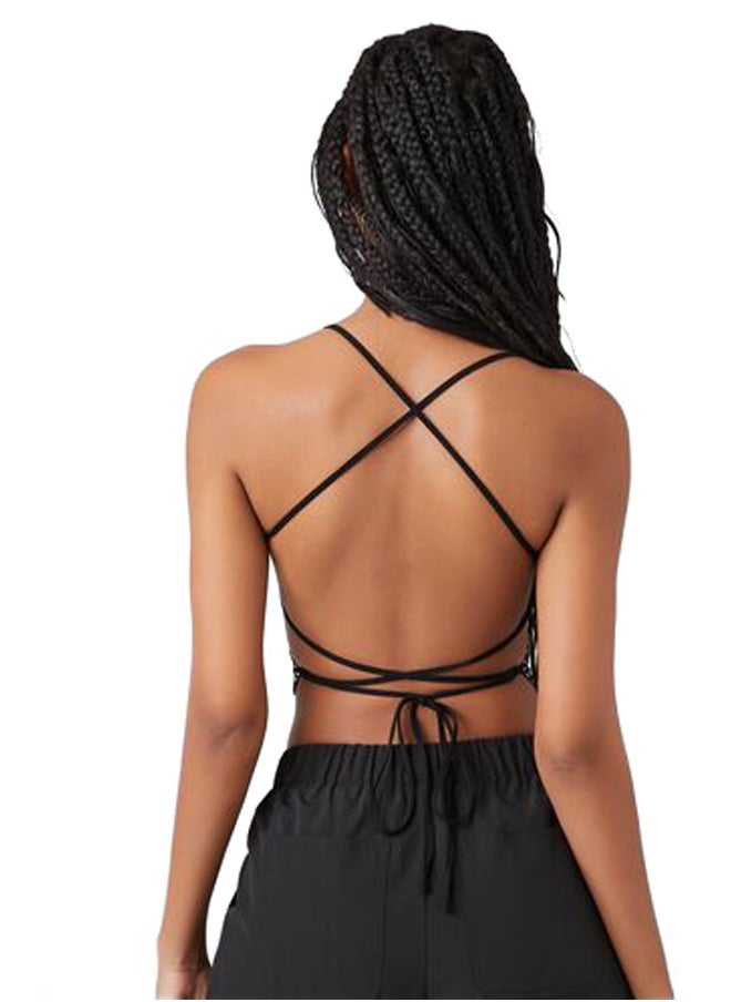 FOREVER 21 - Rhinestone Butterfly Halter Top - Image 1