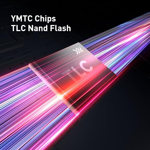 MOVESPEED MOVE SPEED HB7450 4TB Internal Solid State Drive for PS5 with Heatsink TLC NAND, PCIe 4.0 NVMe M.2 SSD- Up to 7450MB/s, 3D NAND Storage Expansion Compatible with PS5, Laptops and Desktops - Image 4