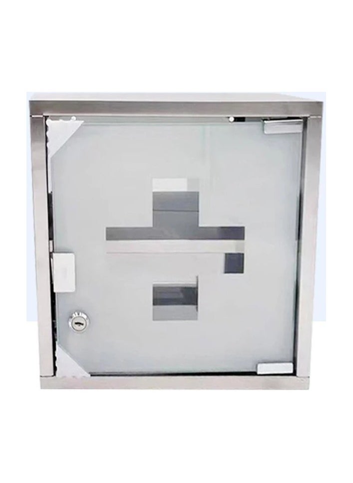 First Aid Cabinet Stainless Steel Frame 2 Layer Glass - pzsku/Z87CCD776C9A272580E29Z/45/_/1735886845/e4287822-1319-417b-a09d-925daad24f0d