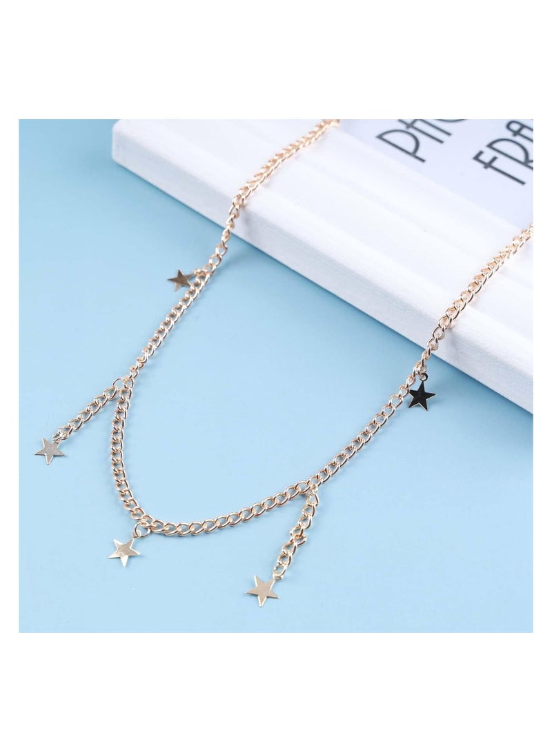 Spaceshoop Gold waist chain belly chain tassel body chain summer bikini chain necklace body accessories and jewelry for women and girls - Image 3