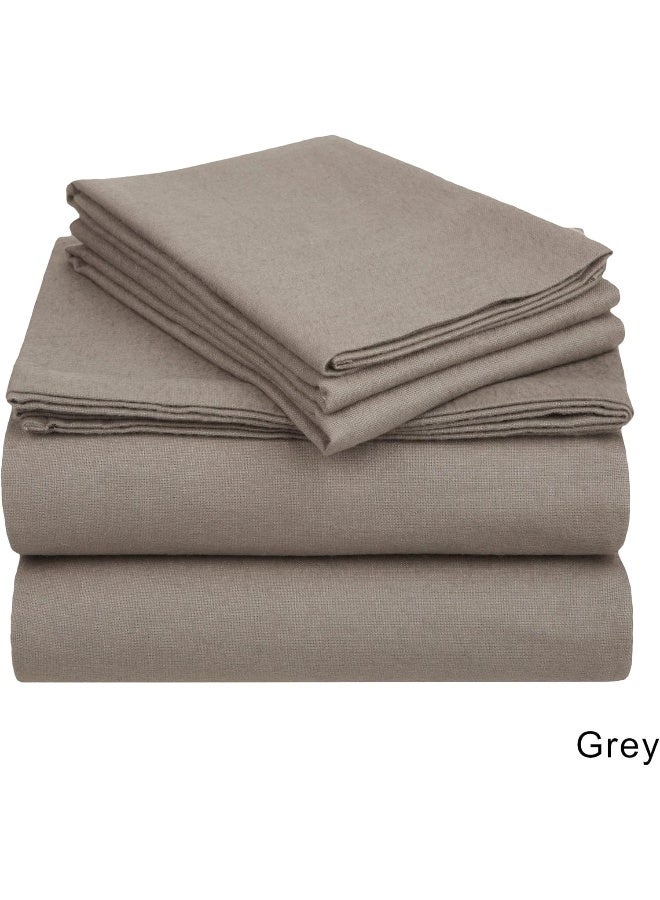 Superior FlannelSH Sheet Set King Ivory - Image 5