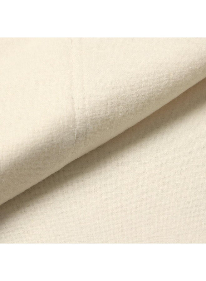 Superior FlannelSH Sheet Set King Ivory - Image 3