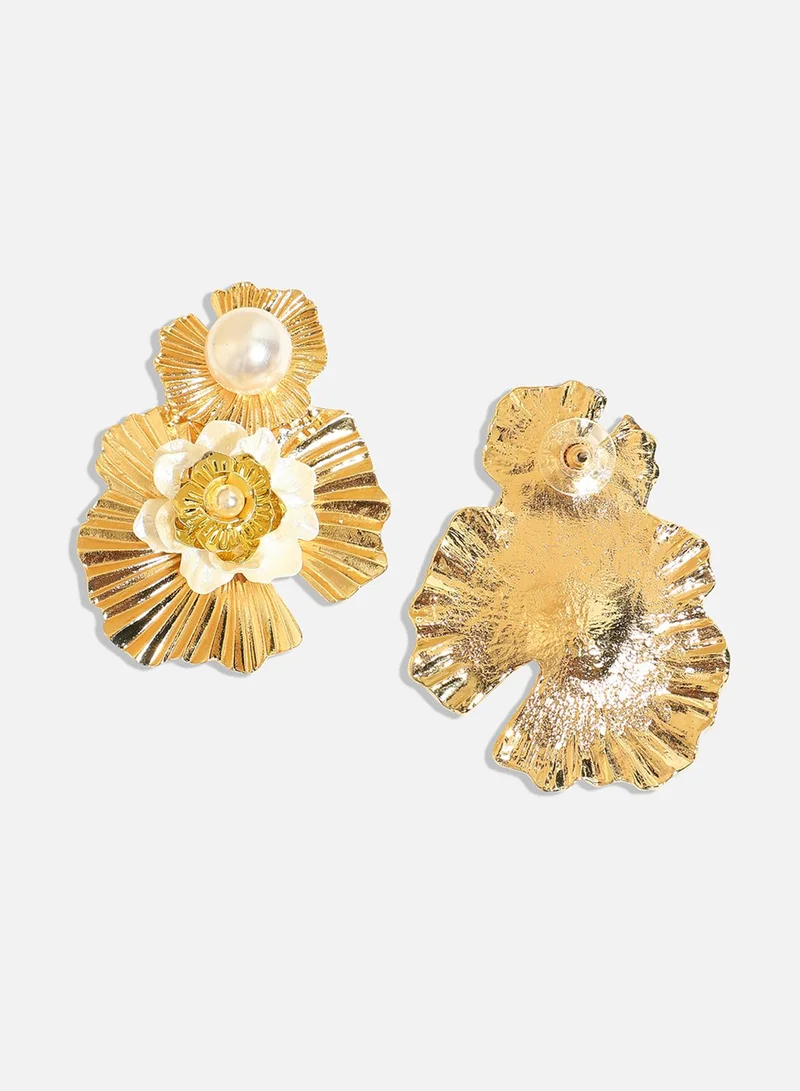 SOHI Modern Elegance Chic Artificial Drop Earring Jewellery