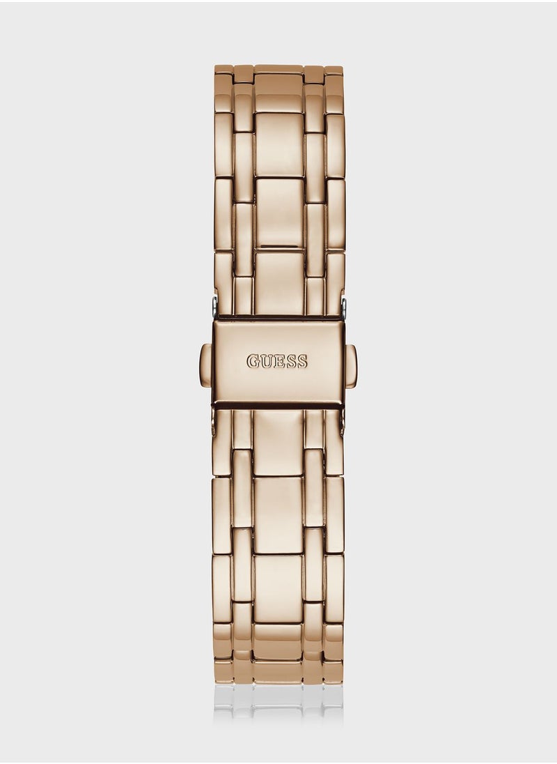 GUESS - Steel Strap Afterglow Analog Watch - Image 1