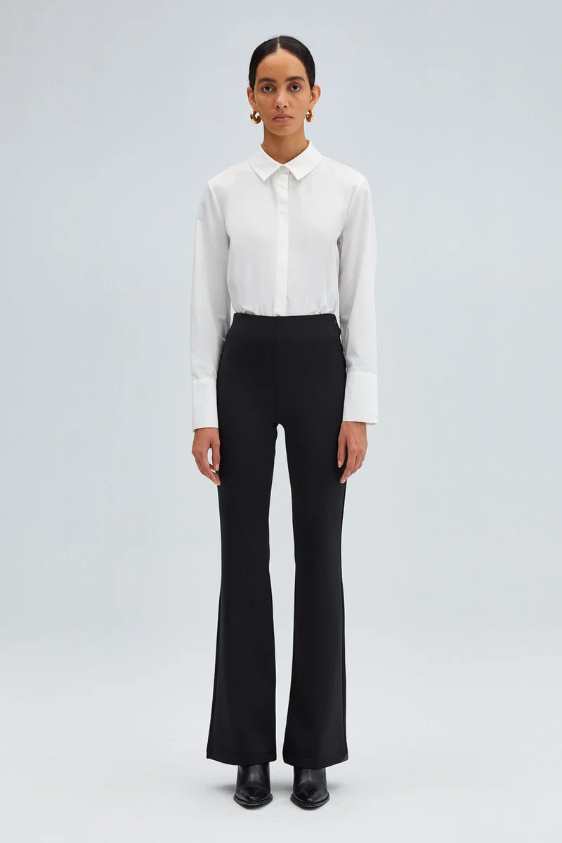 Touche High Waist Scuba Trousers