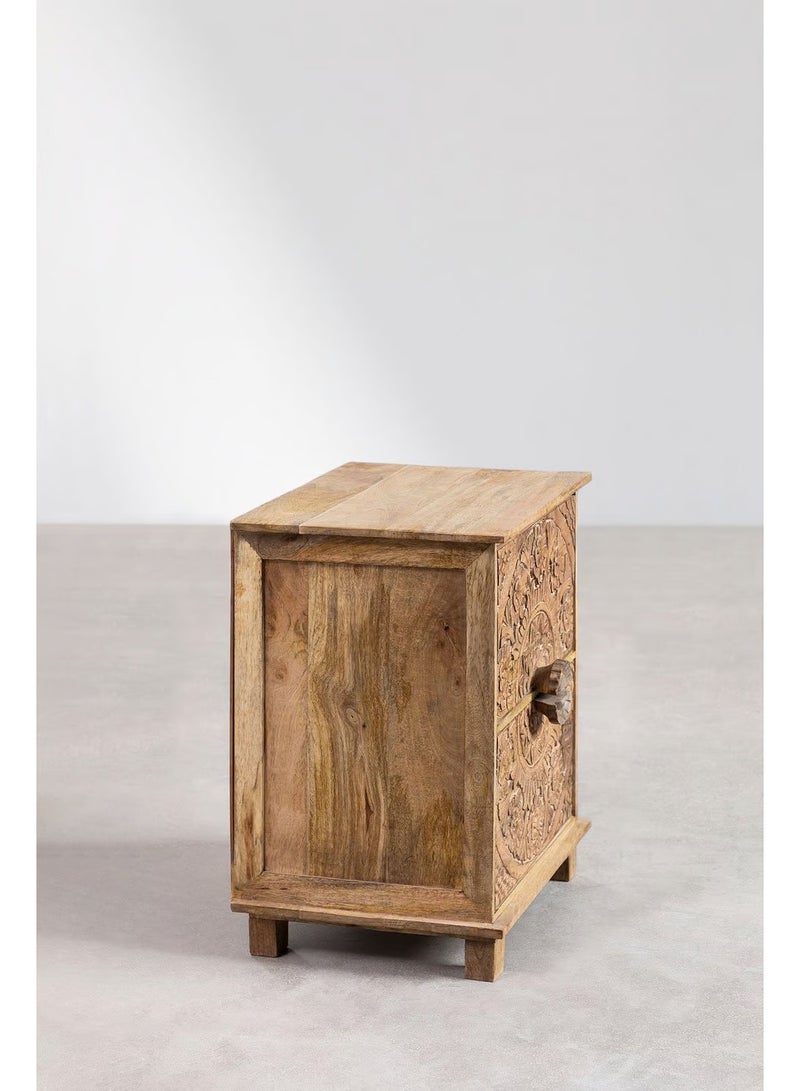 أرتيسانيا - المنزل والمعيشة طاولة سرير مستطيلة من خشب المانجو من ويلونا - Image 3