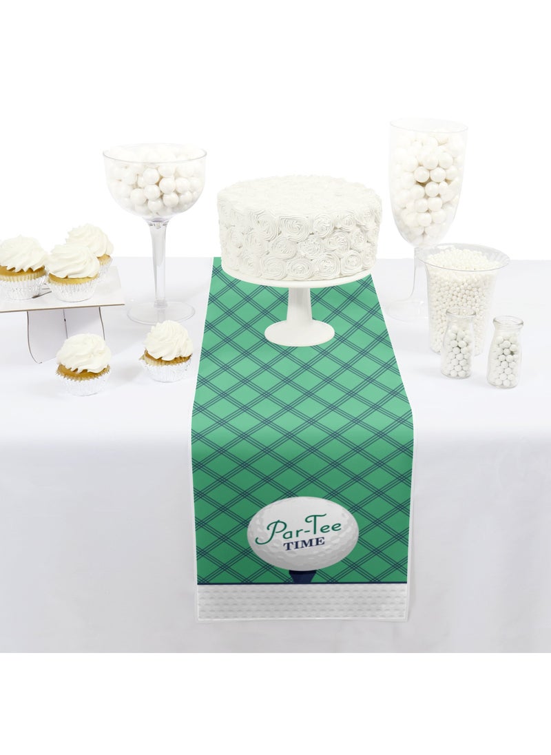 Big Dot of Happiness Big Dot of Happiness Par-Tee Time - Golf - Petite Birthday or Retirement Party Paper Table Runner - 12 x 60 inches  - Image 2