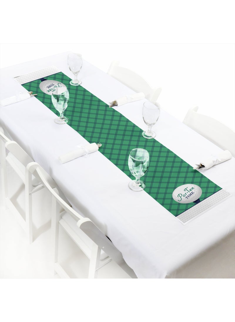 Big Dot of Happiness Big Dot of Happiness Par-Tee Time - Golf - Petite Birthday or Retirement Party Paper Table Runner - 12 x 60 inches  - Image 1
