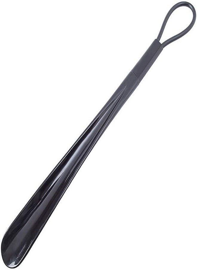 Generic - Long Shoe Horn With Handle Hanging Loop Durable Plastic Horn for Both Men and Women Travel Friendly Horn Long Lasting and Comfortable Daily Needs - Image 1