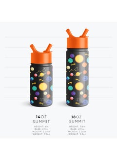 Simple Modern Simple Modern Minions Kids Water Bottle with Straw Lid | Reusable Insulated Stainless Steel Cup for Toddlers, School | Summit Collection | 14oz, Minions Unite  - Image 4