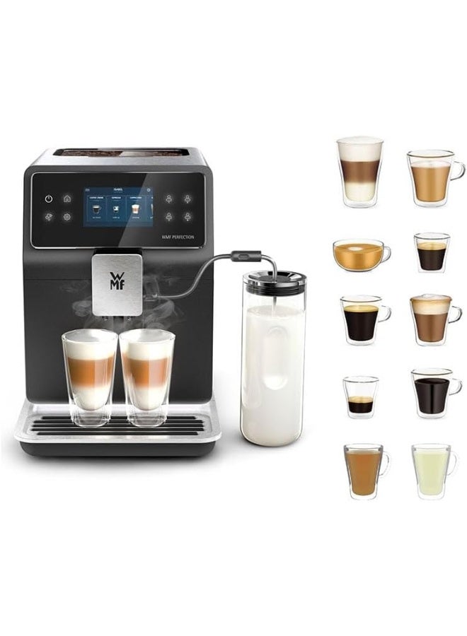 WMF Automatic Coffee Machine With 17 Preset Beverage Options And 10 Customizable User Profiles For Ristretto Espresso Long Coffee Double Espresso Americano Cappuccino Caffe Latte - Image 2