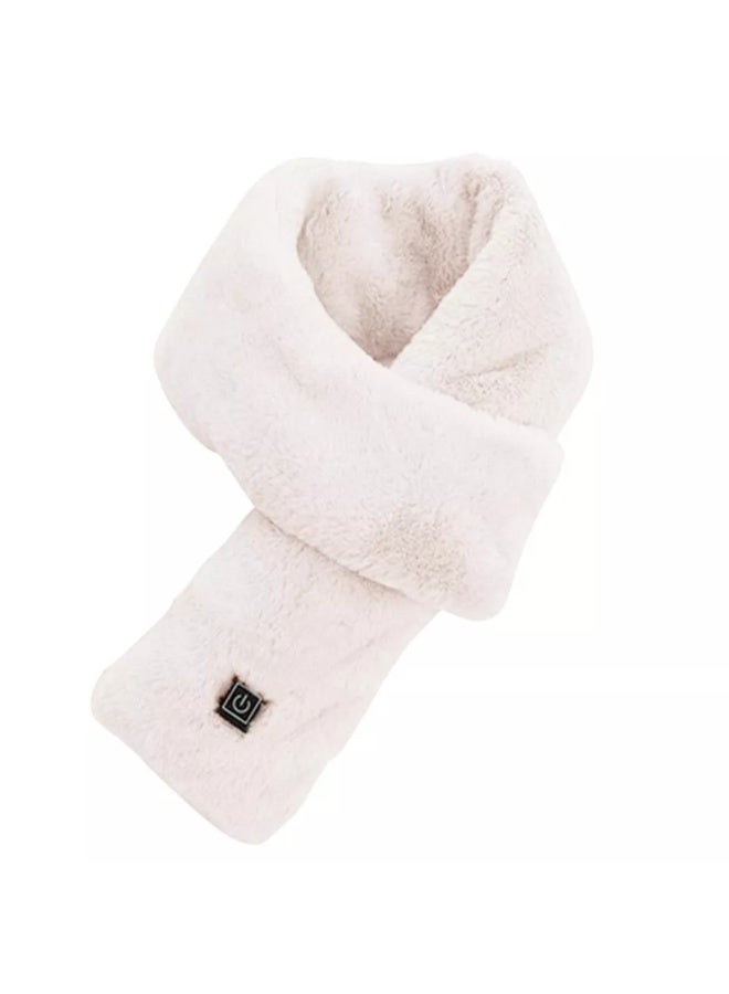 Graphene heating scarf, heating cold-resistant freeze-proof warm electric heating shawl, USB heating scarf, gray +7000 mAh power bank - Image 1