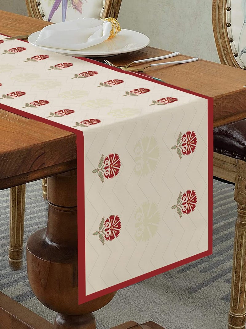 Homewards Tulip Flower Table Runner Size 325x180 cm