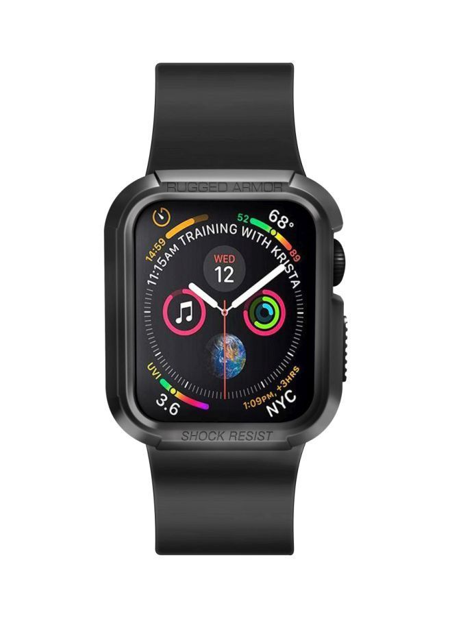 NIBEMINENT Protective Case Cover For Apple Watch 44 mm Black - Image 1
