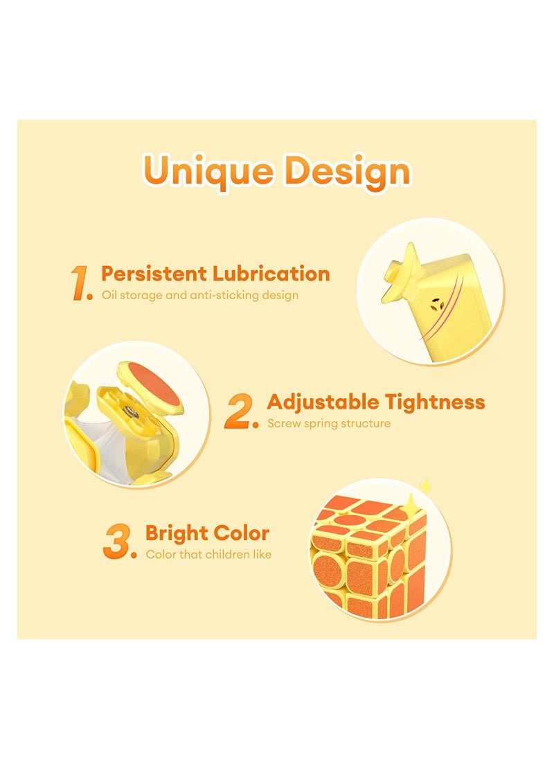 Generic - Mirror Rubik's Cube  3x3 Speed Cube Different Shapes Puzzle Cube Toys for Kids Adult Solve by Shape Premium Package - Image 1