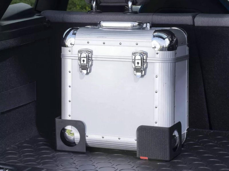 rati Nook Trunk Organizer Blocks for Cars and SUVs, Adjustable Cargo Dividers with Dual Grip Pads, Works on Carpeted and Plastic Trunks, Set of 2 Modular Stabilizers - Image 2