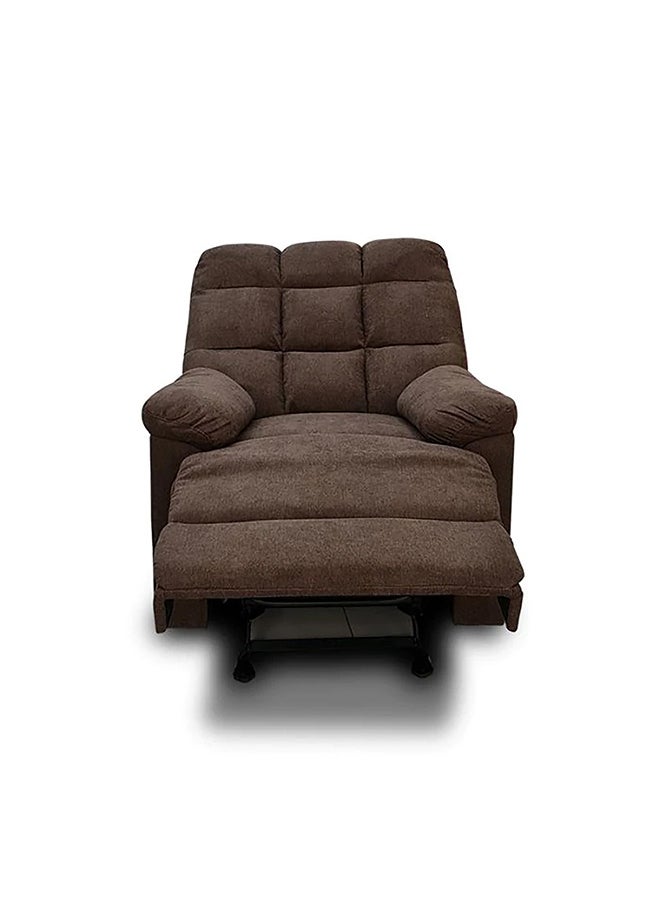 BACK COMFORT Twist Recliner Chair – Comfortable Rocking and Swiveling Motion, 1-Year Warranty – Dark Brown Color  - Image 3