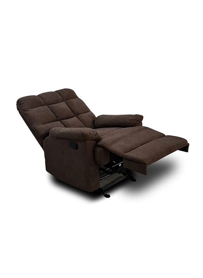 BACK COMFORT Twist Recliner Chair – Comfortable Rocking and Swiveling Motion, 1-Year Warranty – Dark Brown Color  - Image 4