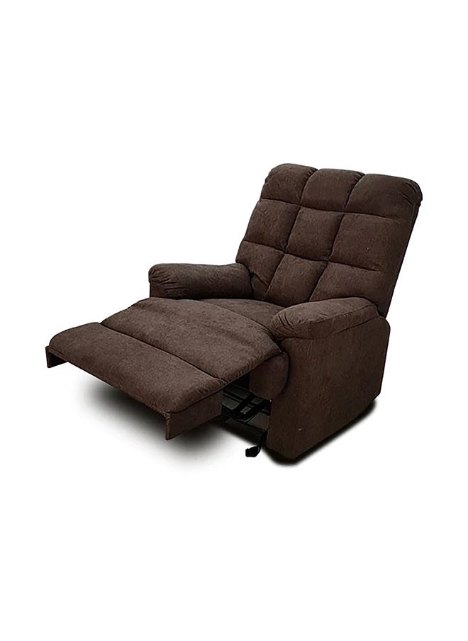 BACK COMFORT Twist Recliner Chair – Comfortable Rocking and Swiveling Motion, 1-Year Warranty – Dark Brown Color  - Image 2