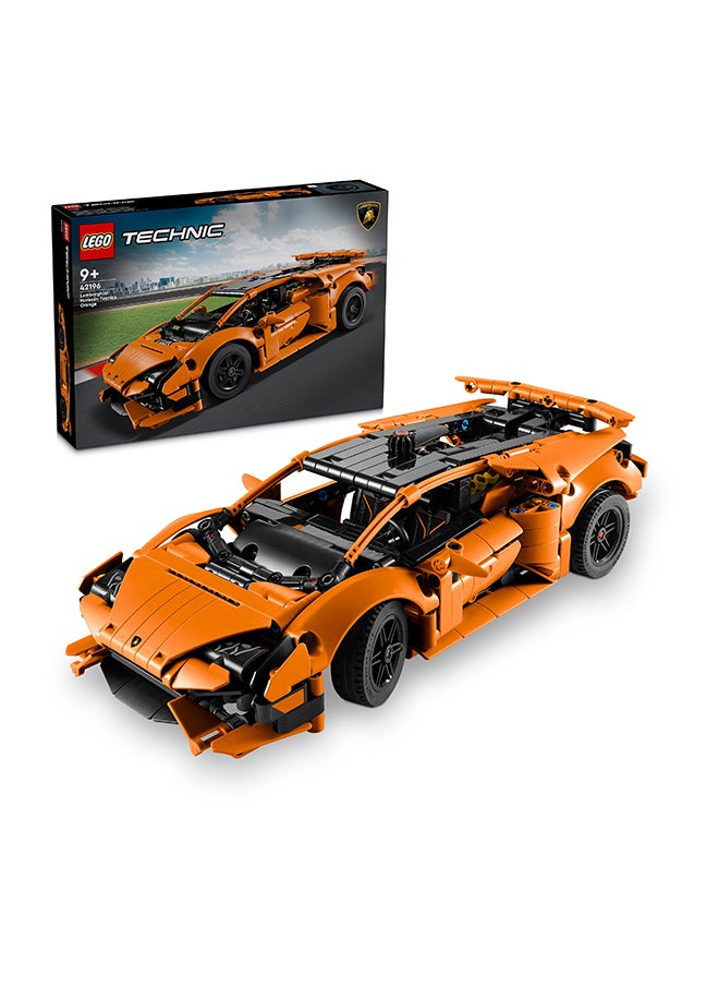 LEGO - Technic Lamborghini Huracán Tecnica Orange Set, Sports Car Toy for 9 Plus Year Old Kids, Boys & Girls, Model Building Kit for Creative Play, Kids' Bedroom Decoration, Birthday Gift Idea 42196 (806 pieces) - Image 1