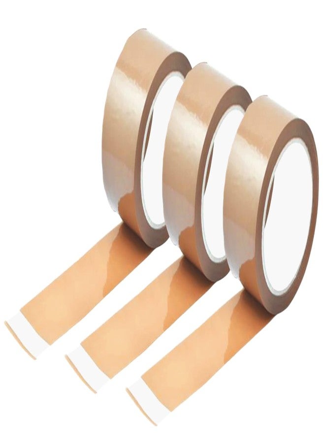 GLUN® Brown BOPP 2 Inch Packing Tape, 65 Meters Long, Strong Heavy-Duty Industrial Grade Shipping Packaging Tape Pack of 3 - Image 1