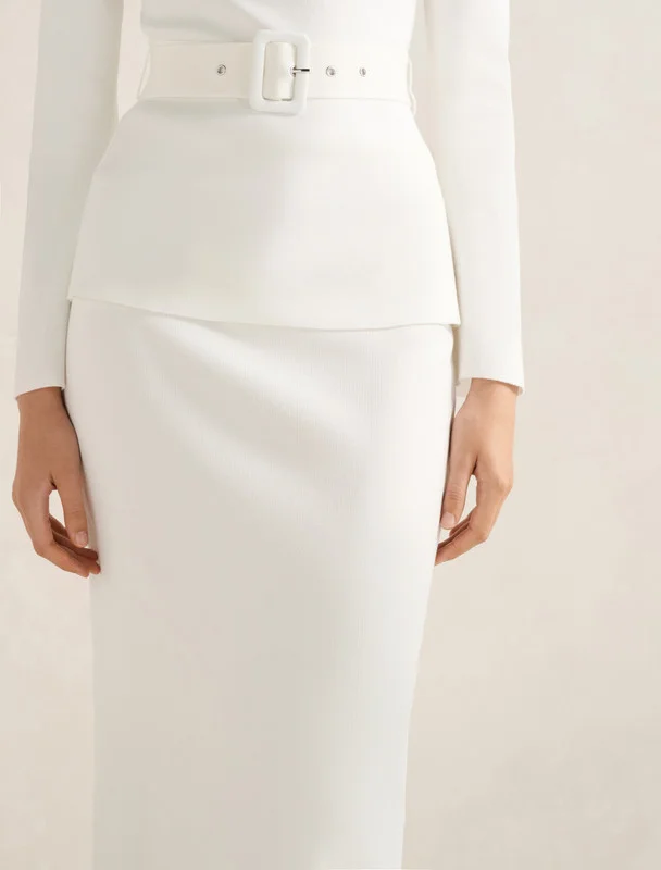 Forever New  Arabella Knit Midi Skirt for Women | Best Price UAE