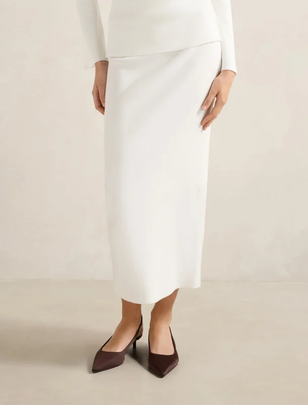 Forever New  Arabella Knit Midi Skirt for Women | Best Price UAE