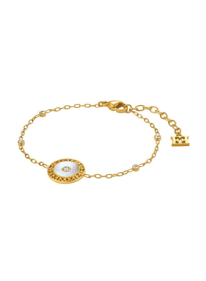 ESCADA Naomi Gold Plated Mother of Pearl Chain Bracelet for Women - Image 1