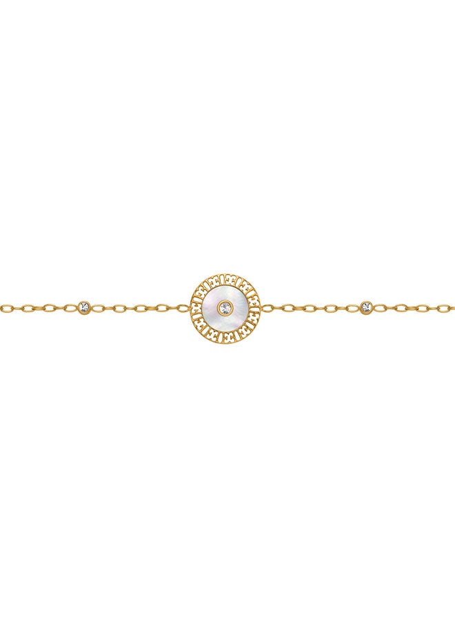 ESCADA Naomi Gold Plated Mother of Pearl Chain Bracelet for Women - Image 2