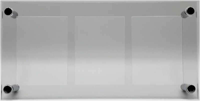 TYCDZ Trading Card Frame Holder Stand Display - 3 Card Slots Clear Acrylic UV Filtering Screwdown - Image 1
