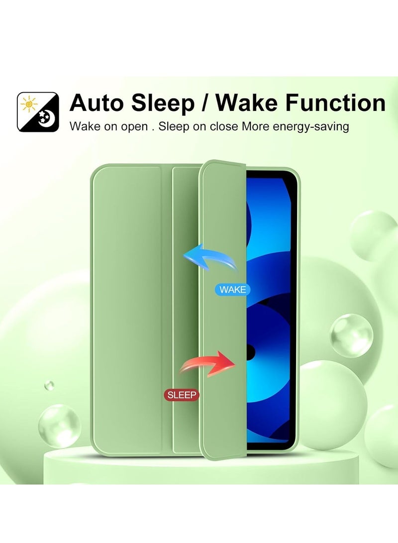 JAJEEK Case for iPad Air 11 Inch M2 2024, iPad Air 5th/4th Gen (10.9 Inch, 2022/2020) – Lightweight Soft TPU Back Protective Case with Smart Folio Cover, Auto Sleep/Wake Function, Slim & Thin, Full Protection for Your iPad Air 10.9" Screen - Image 2