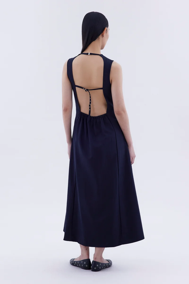 The Editor's Market Jeroe Open-Back Dress