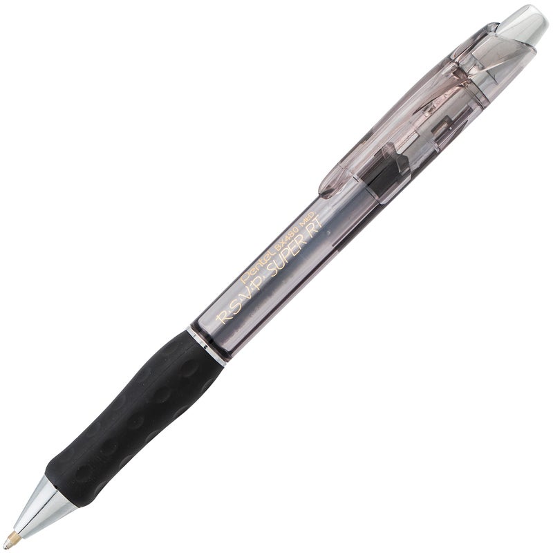 Pentel BX480BP8M R.S.V.P. Super RT Retractable Ballpoint Pen, 1 mm, Assorted Barrel/Ink, 8 Pack - Image 2