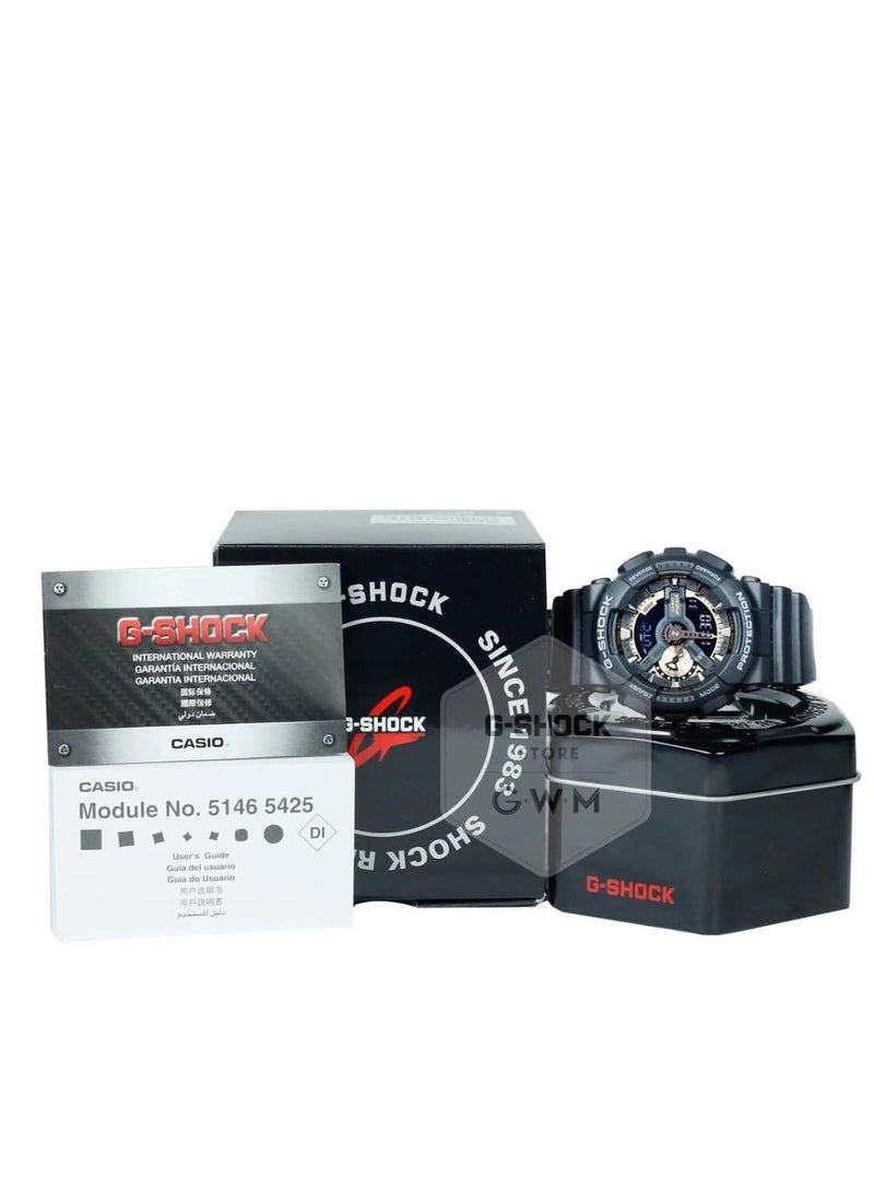 Shock Casio G Shock Men's Analog+Digital Quartz  Watch GA-110RG-1 - Image 3