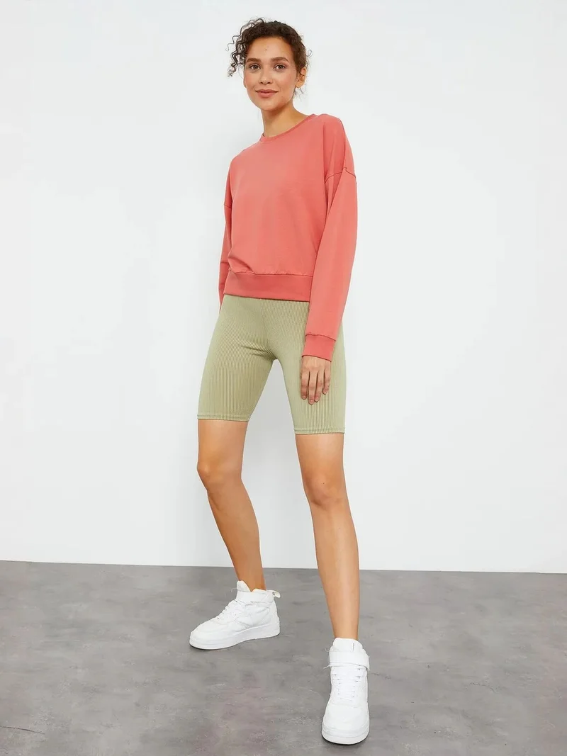 تومي لايف TOMMY Women's Relaxed Crew Neck Sweatshirt