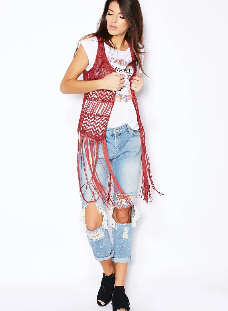 BLANCO Fringed Cape