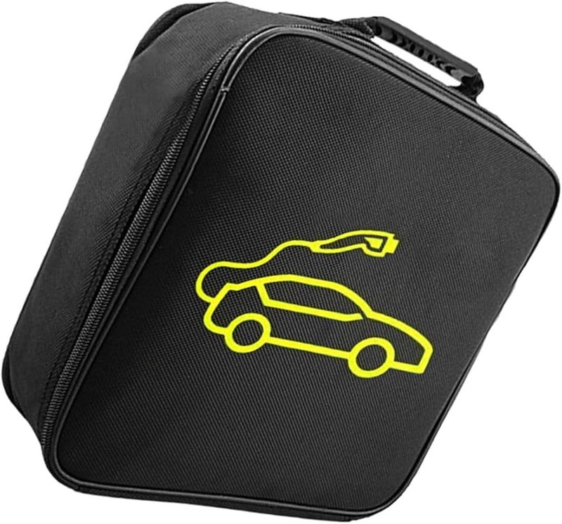 Tofficu EV Charger Bag Cord Organizer Reusable Wear Resistant Cable Storage Bag Black - Image 2