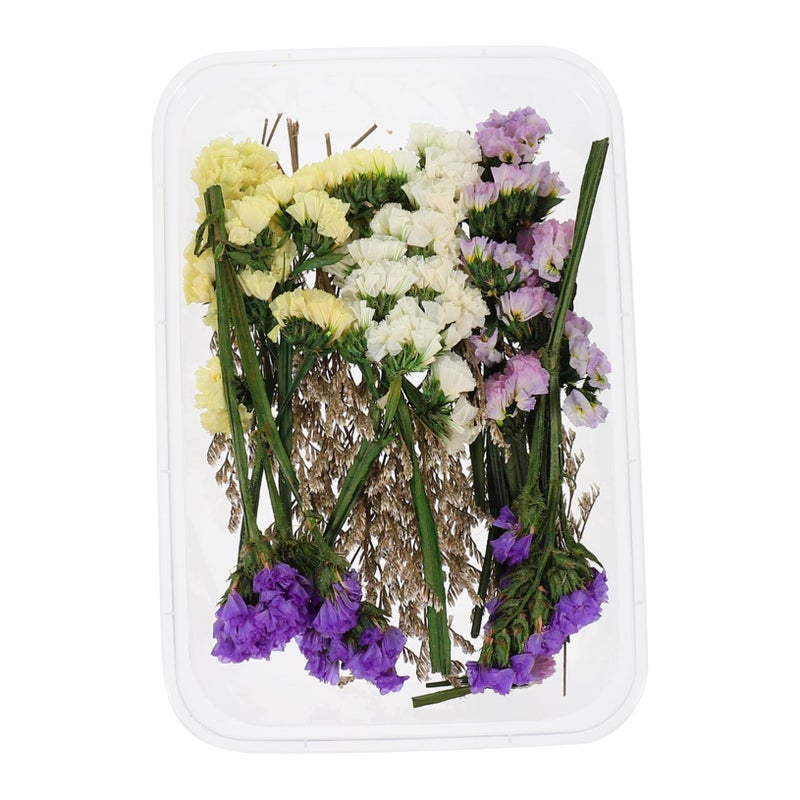 شموع عائمة من الزهور المجففة مركزية حشوات المزهرية اصنعها بنفسك لديكور المنزل - Image 1