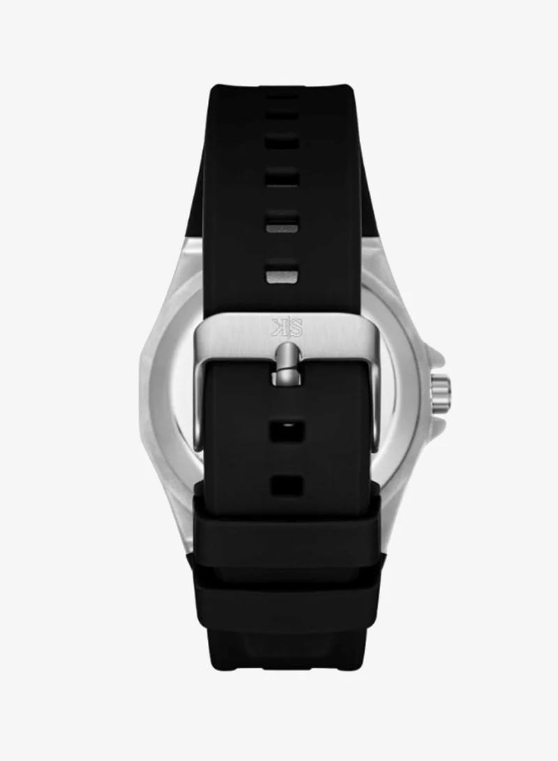 Kenneth Scott  Men's Silicone Automatic Watch K25301-SSBB - 44.3x54 mm for Men | Best Price UAE