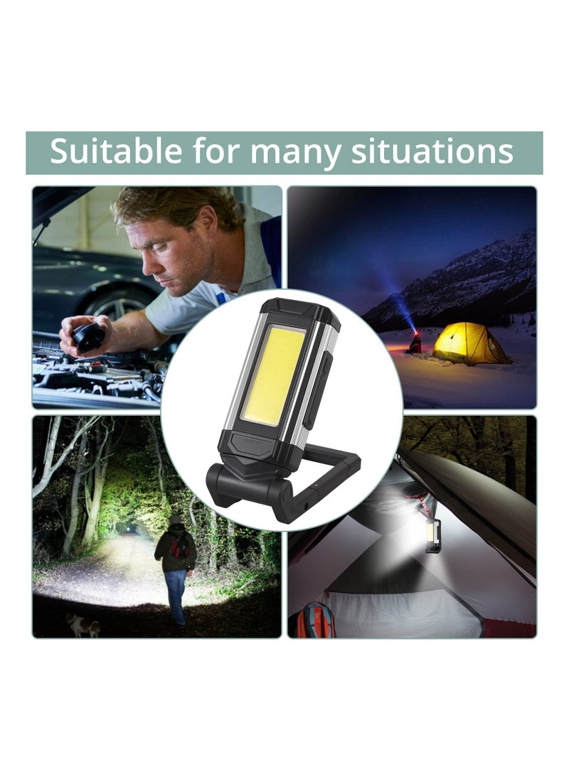 SYOSI - LED Work Light, 7 Modes Torch Work Lamp Inspection Light Magnetic Emergency Illumination with Hook Attachment Camping Accessory IPX6 Waterproof for Repair, Emergency and Camping [Energy Class A+++] - Image 1