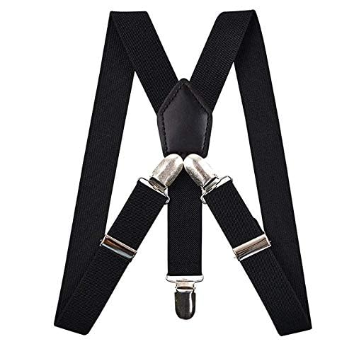 CLOTHERA Black Suspender with 1 red and 1 Black Bow Tie Set for Kids 1 to 5yrs - Image 3