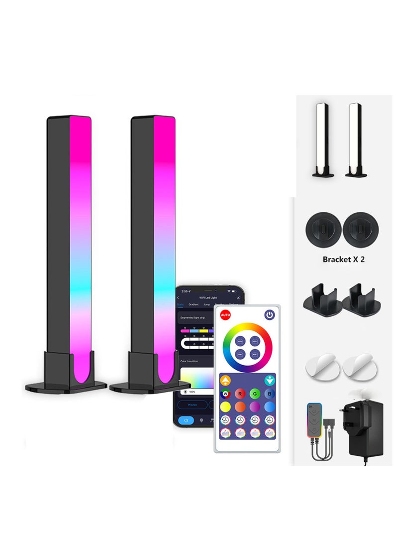 Excefore - Smart LED Light Bars, RGB Lights with Multiple Scene Modes and Music Sync Mode Work, TV LED Backlight, Ambient Lighting Compatible with Alexa and Google Assistant - Image 1